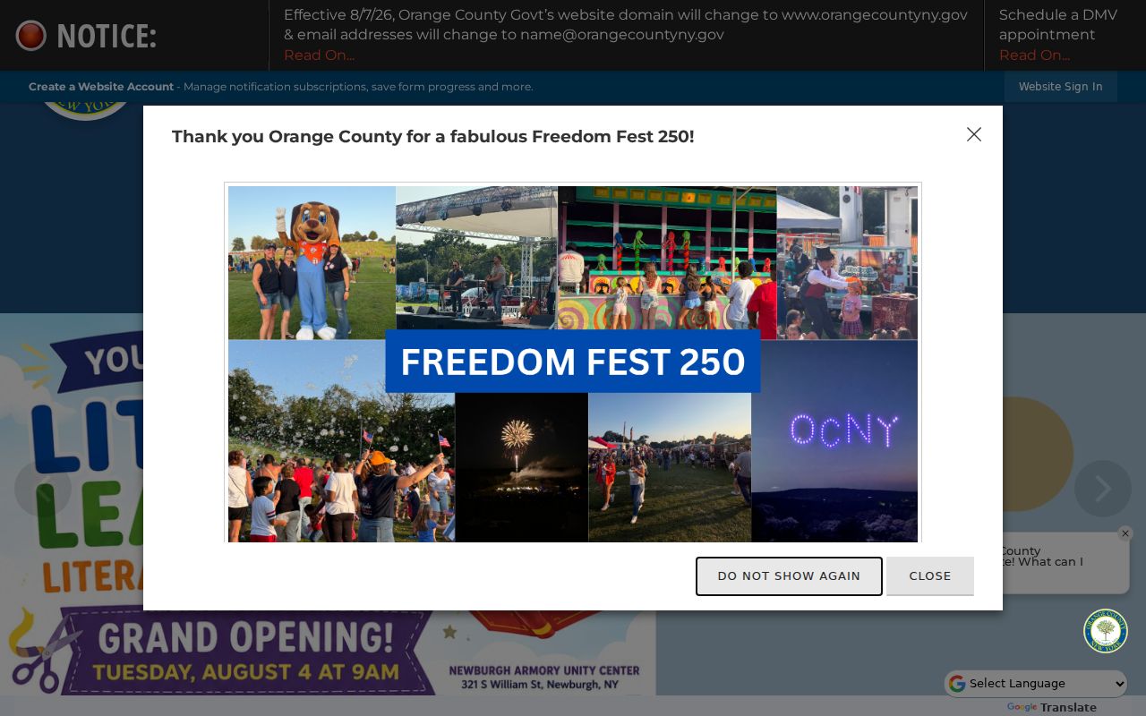Orange County criminal records government department directory